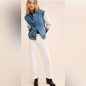 Madewell White Corduroy Pants Size 26